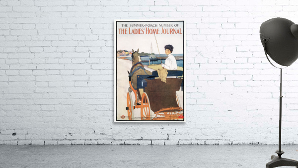 The Summer-Porch Number of The Ladies Home Journal 1908 by Edward Penfield Wall Preview