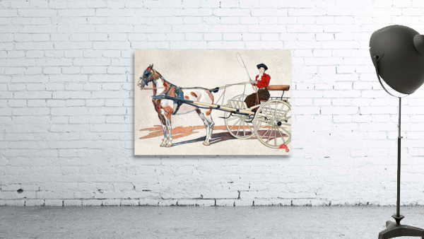 A Kentucky Breaking Cart ca.1900  by Edward Penfield   Wall Preview