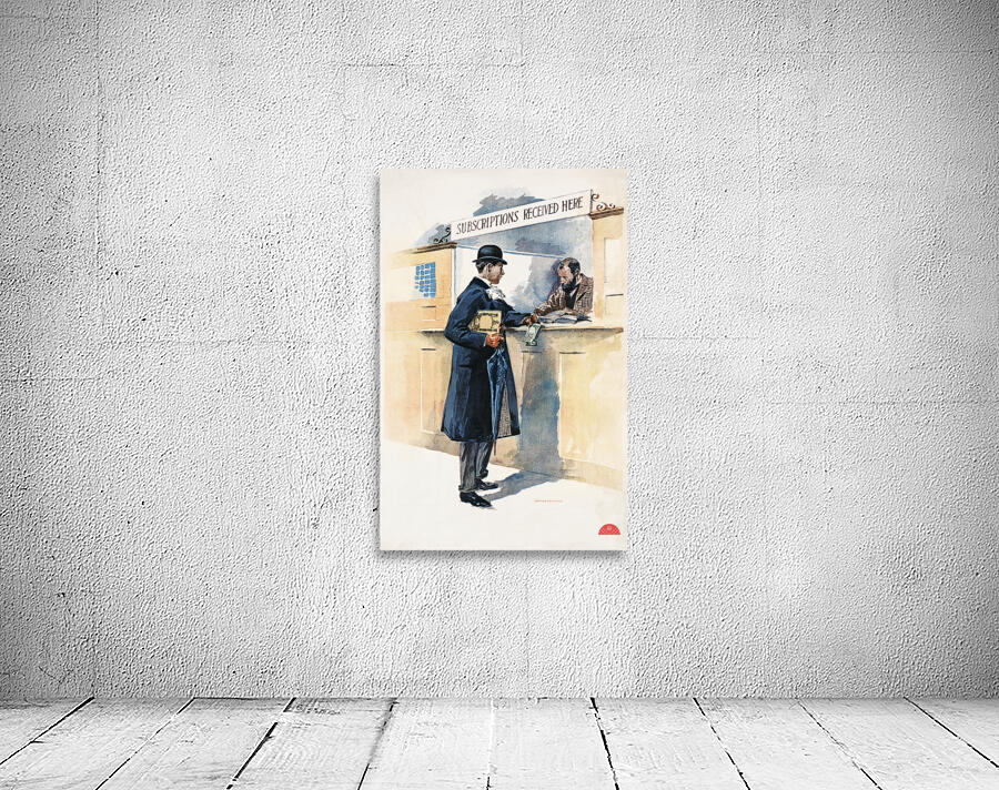 Man getting medicines 1893 by Edward Penfield Wall Preview