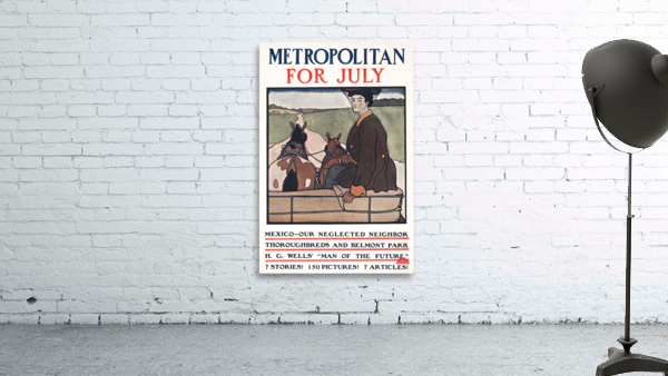 Metropolitan for July ca. 1900-1910 by Edward Penfield Wall Preview