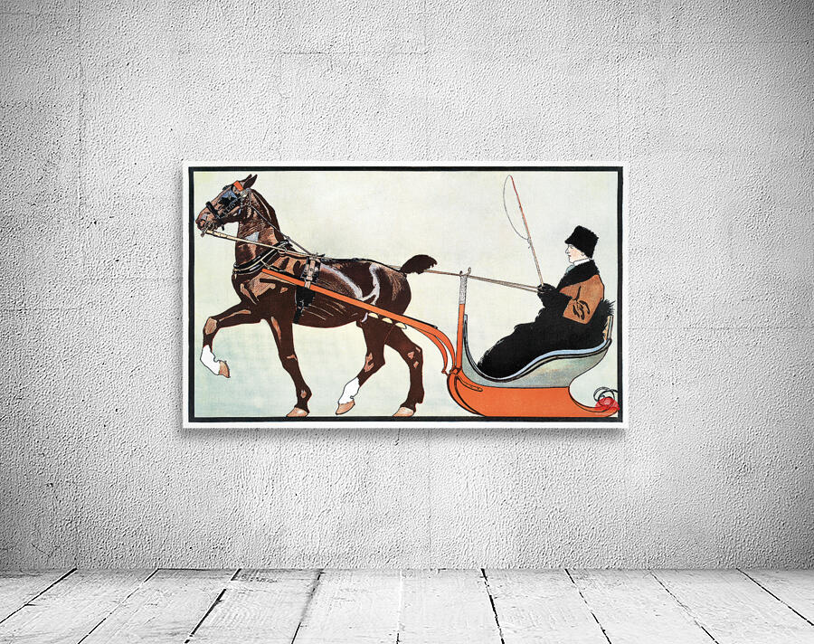 Man in carriage 1899 Edward Penfield Wall Preview