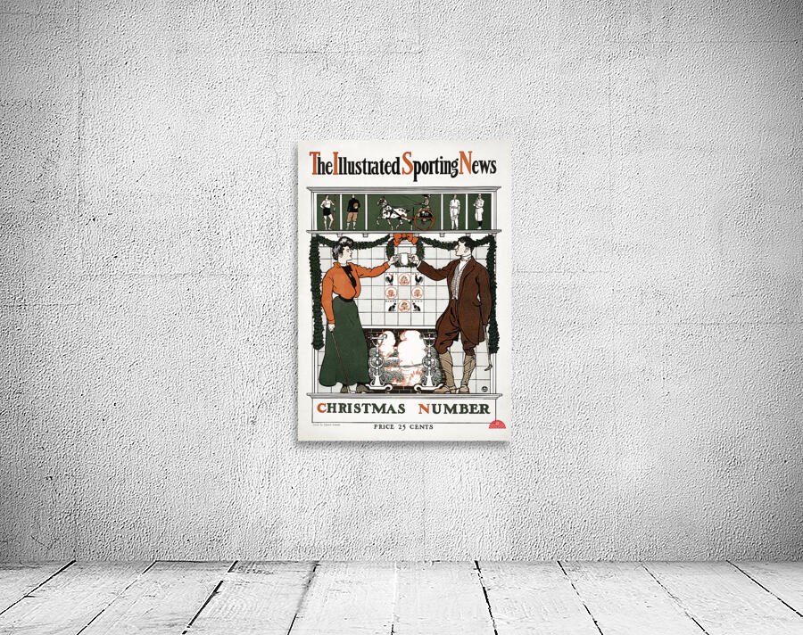The Illustrated Sporting News. Christmas number ca. 1890-1900 by Edward Penfield Wall Preview