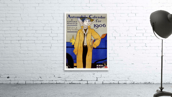 Automobile calendar for 1906 ca. 1905 by Edward Penfield Wall Preview