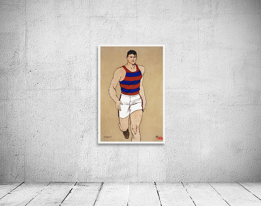 Athlete ca. 1908 by Edward Penfield Wall Preview