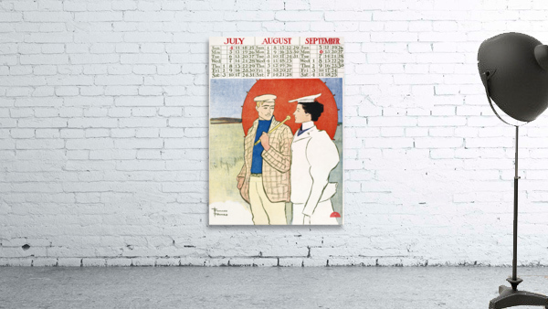 Vintage calendar 1897 by Edward Penfield Wall Preview