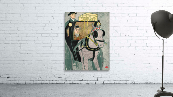 Man in carriage 1896 by Edward Penfield Wall Preview