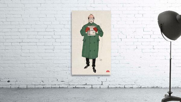 Man reading book 1893 by Edward Penfield Wall Preview