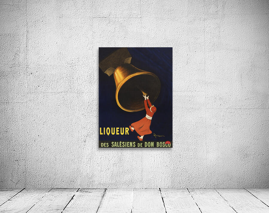 Angelus liqueur des Salésiens de Dom Bosco 1907 by Leonetto Cappiello Wall Preview