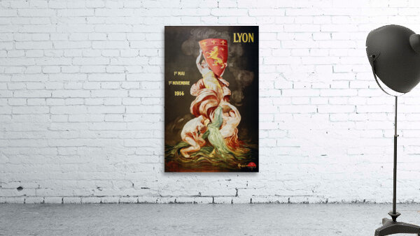Lyon international exhibition 1914 by Leonetto Cappiello Wall Preview