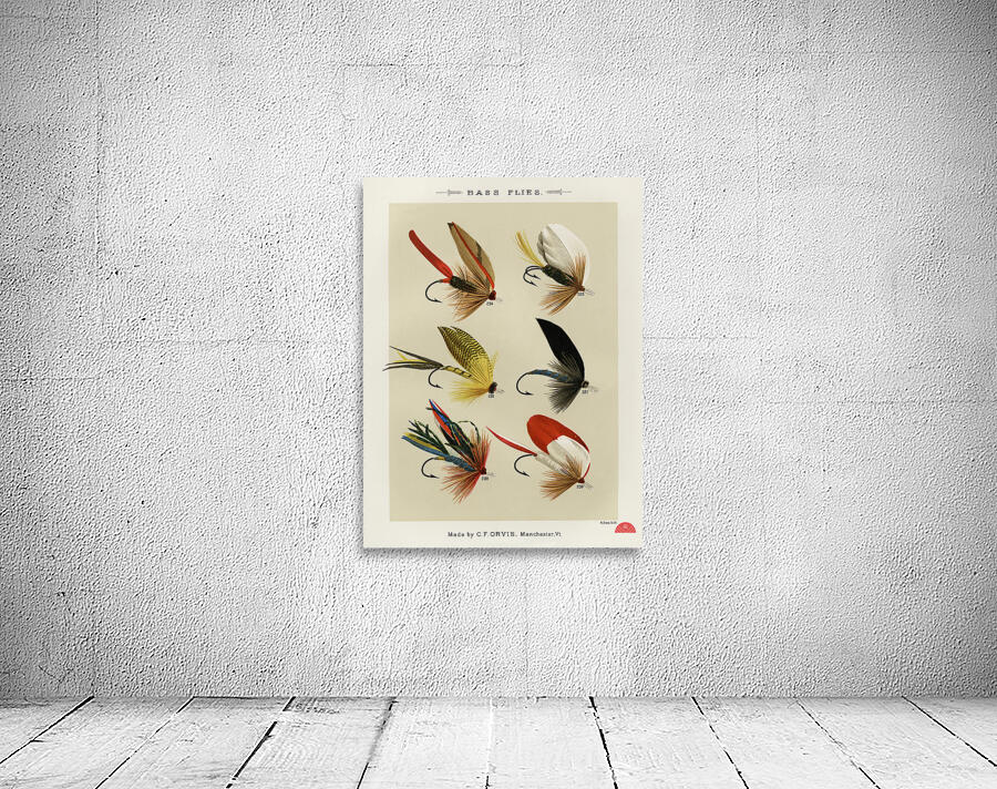 Bass Flies  Wall Preview