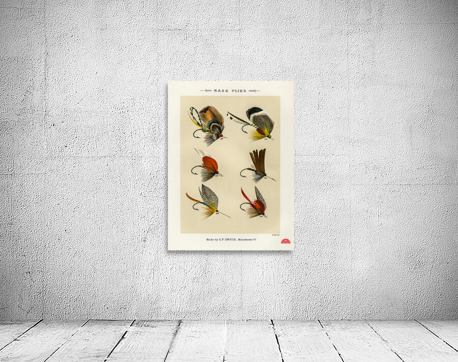 Bass Flies  Wall Preview