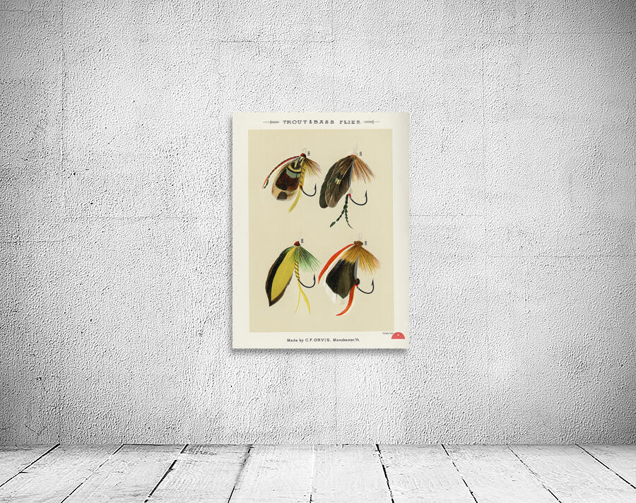 Trout & Bass Flies  Wall Preview