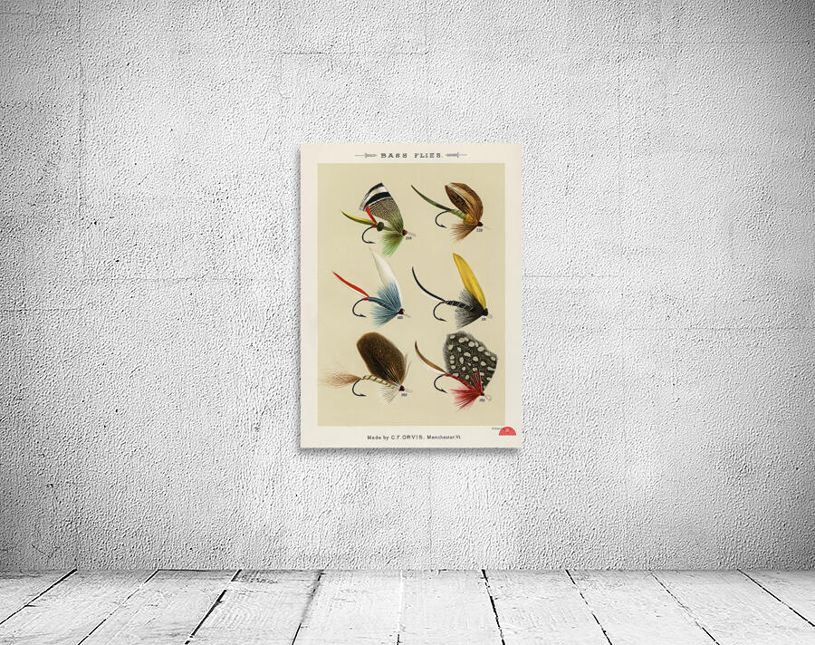 Bass Flies  Wall Preview
