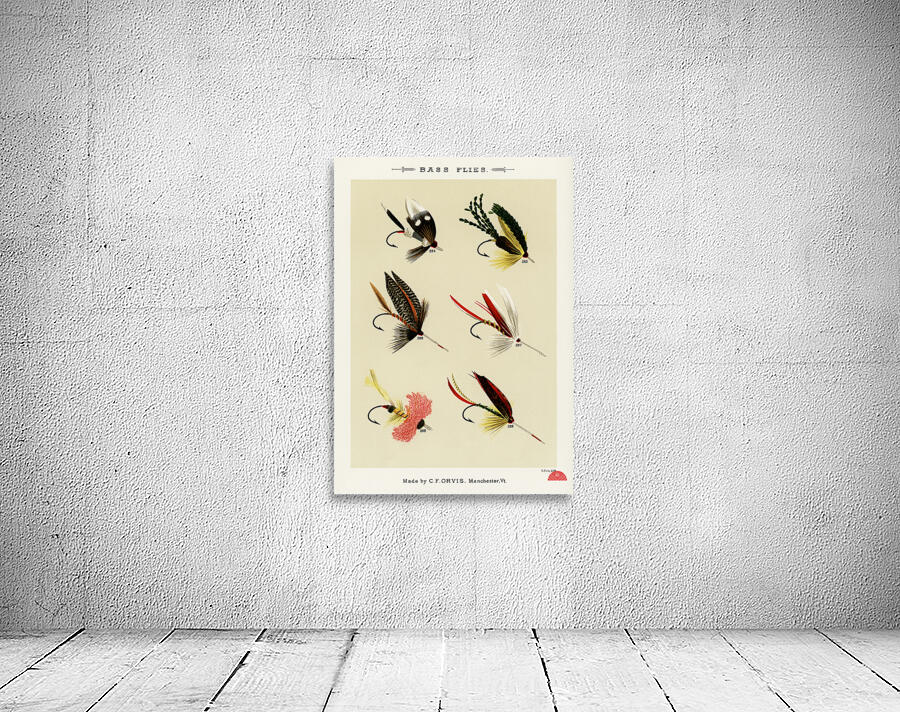 Bass Flies  Wall Preview