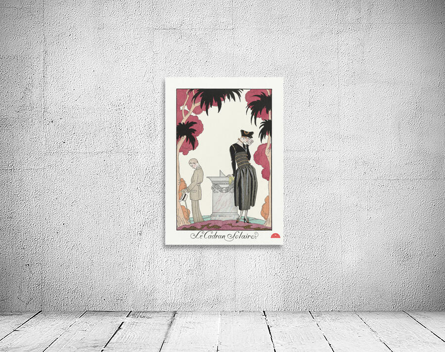 Le Cadran Solaire 1922 fashion illustration  by George Barbier.  Wall Preview