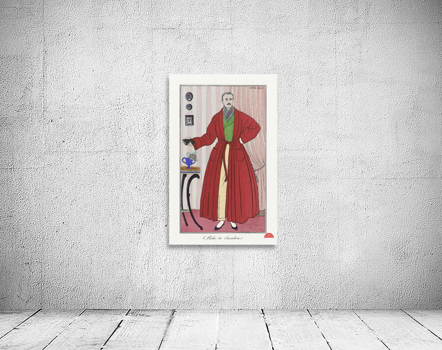 Costumes Parisiens 1913 fashion illustration  by George Barbier.  Wall Preview