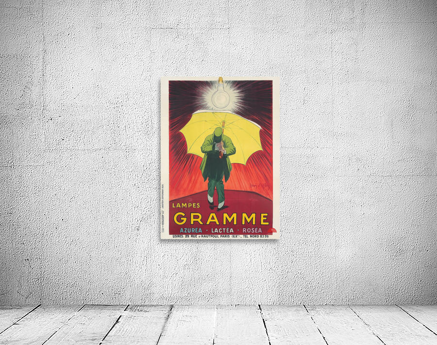 Lampes Gramme 1924 by Jean dYlen Poster Wall Preview