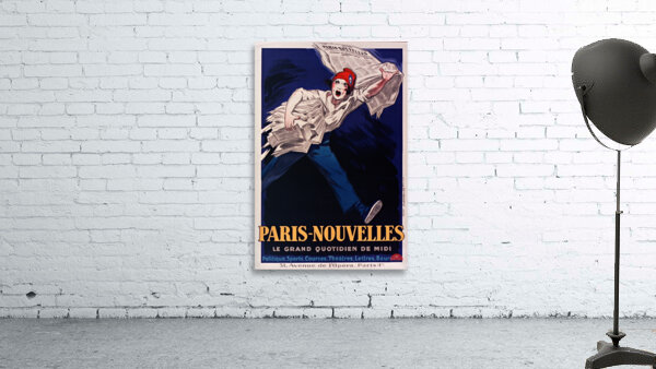 Paris-Nouvelles le grand quotidien de Midi 1931 by Jean dYlen Poster Wall Preview