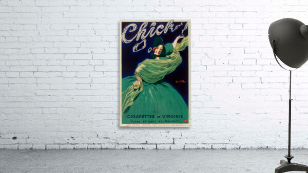 Chick cigarettes de Virginie pures et sans adultération 1925 by Jean dYlen Poster Wall Preview