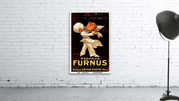 Réchaud Furnus cuit tout sans dessécher 1926 by Jean dYlen Poster Wall Preview