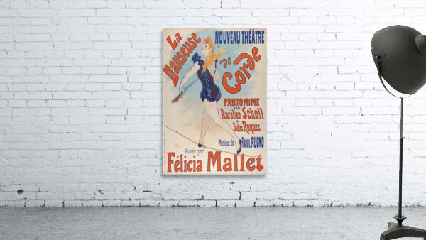 La danseuse de corde 1891 Poster by Jules Chéret Wall Preview