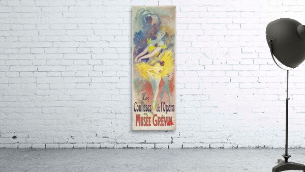 Coulisses de l’opera au Musée Grévin 1891 Poster by Jules Chéret Wall Preview