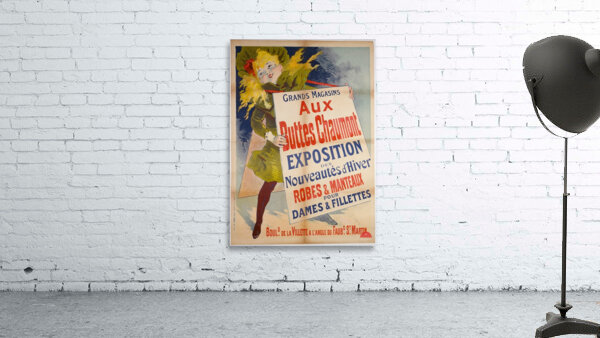 Aux Buttes Chaumont 1890 Poster by Jules Chéret Wall Preview