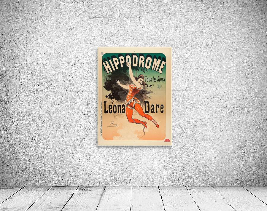 Léona Dare 1882 Poster by Jules Chéret Wall Preview