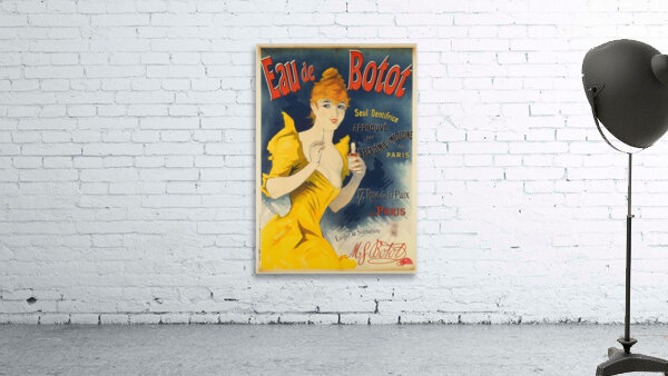 Eau De Botot 1896 Poster by Jules Chéret Wall Preview