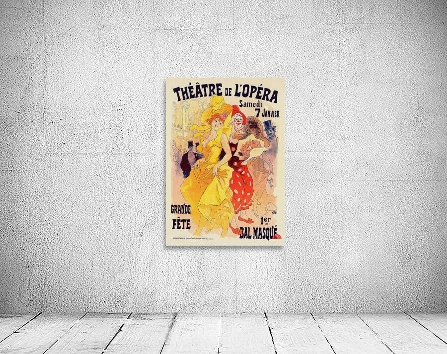 Bals De L’opéra En 1899 1899 Poster by Jules Chéret Wall Preview