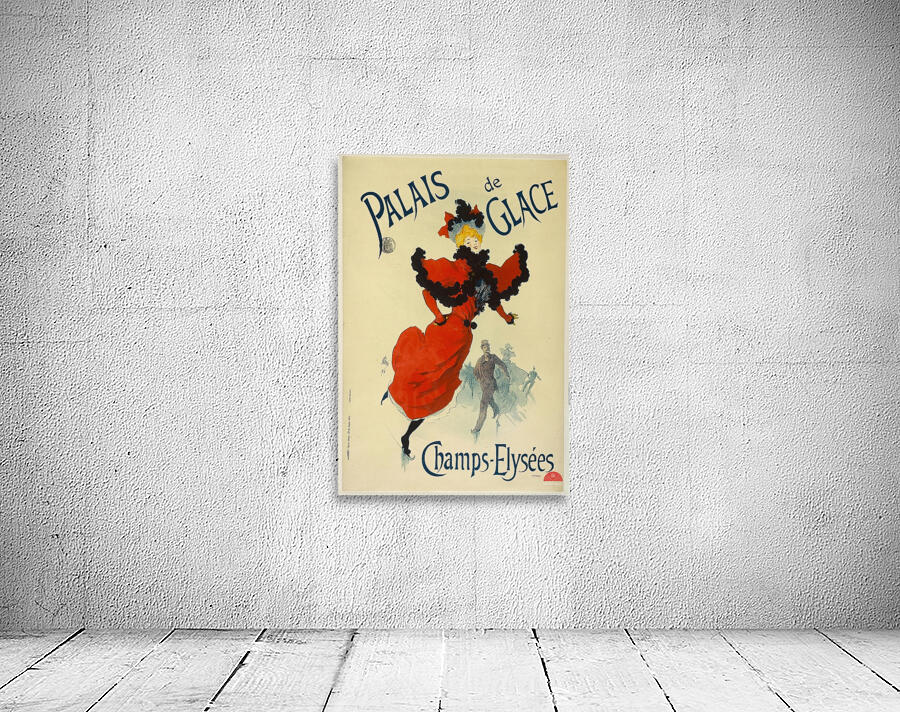 Palais De Glace Champs-Elysées 1894 Poster by Jules Chéret Wall Preview
