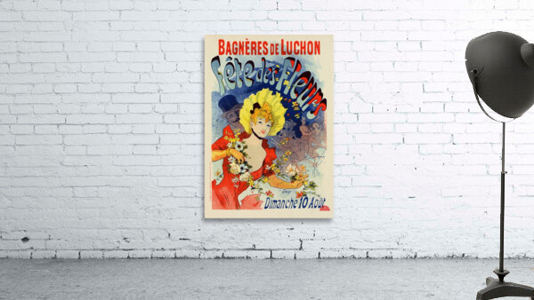 Fête Des Fleurs De Bagnères-De-Luchon 1898 Poster by Jules Chéret Wall Preview