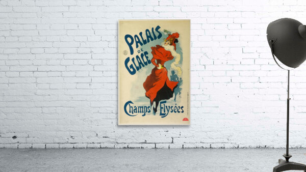 Palais De Glace Champs Elysées 1893 Poster by Jules Chéret Wall Preview