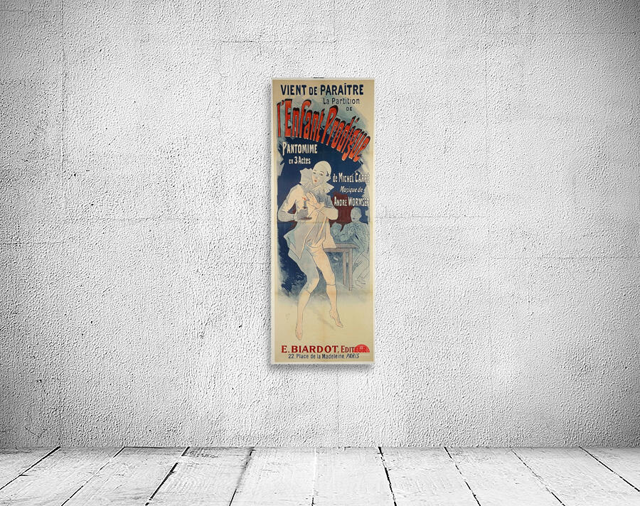 Vient De Paraitre La Partition De L’enfant Prodigue 1890 Poster by Jules Chéret Wall Preview