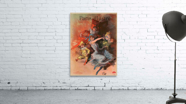Paris Illustré Poster by Jules Chéret Wall Preview