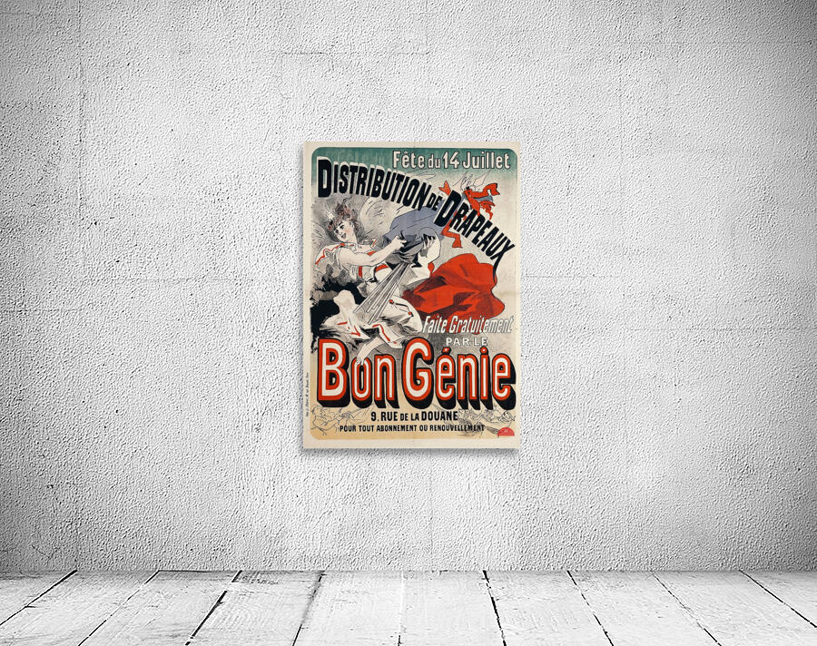 Faite Gratuitement Par Le Bon Génie 1881 Poster by Jules Chéret Wall Preview