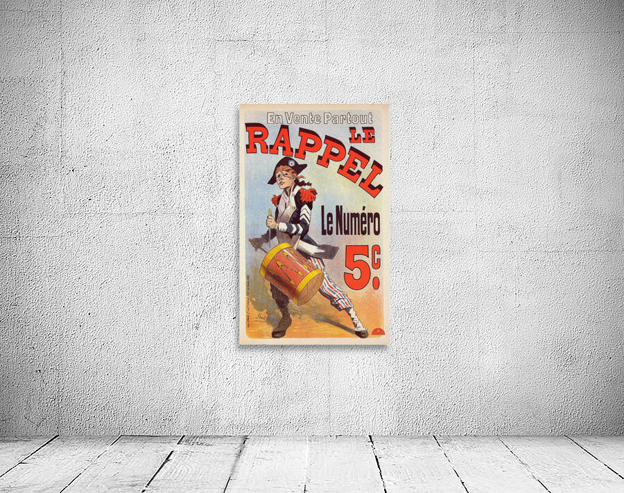 Le Rappel 1900 Poster by Jules Chéret Wall Preview