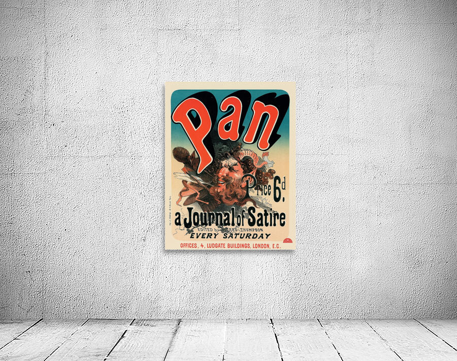 Pan 1898 Poster by Jules Chéret Wall Preview