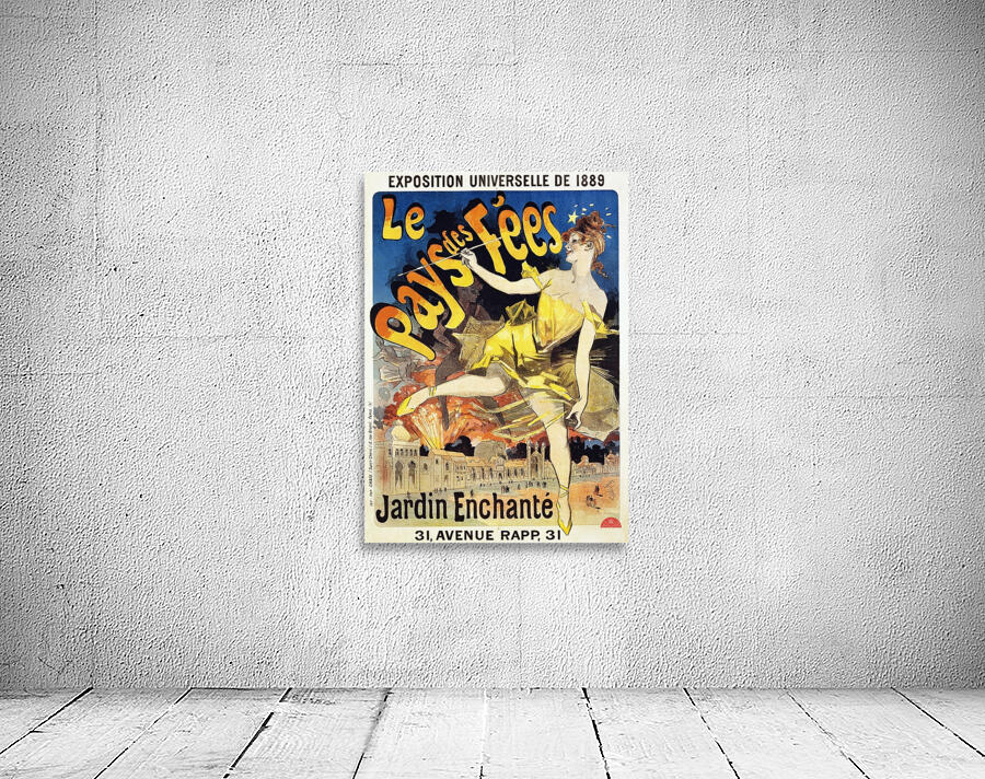 Le Pays Des Fees Poster 1889 Poster by Jules Chéret Wall Preview