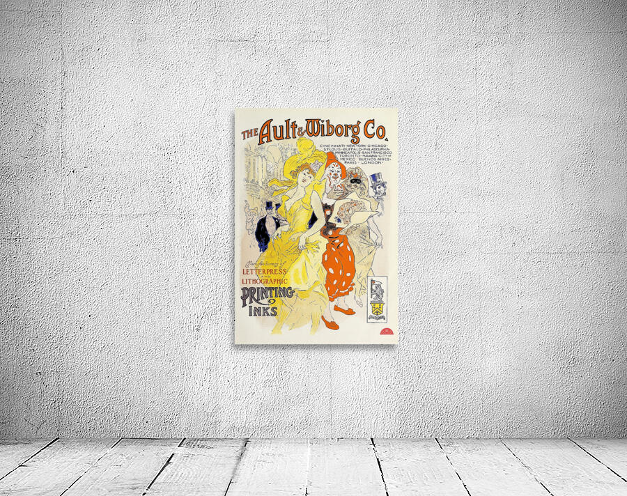 Ault and Wiborg Ad. 042 1890-1913 Poster by Jules Chéret Wall Preview