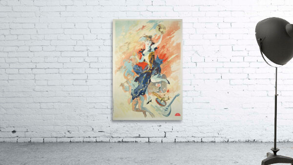 Allegory of Music 1891 Poster by Jules Chéret Wall Preview