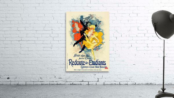 Redoute Des Étudiants 1897 Poster by Jules Chéret Wall Preview