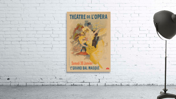 Theatre de L’Opera 1895-1900 Poster by Jules Chéret Wall Preview