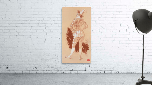 Dessin original pour la couverture des Maîtres de l’Affiche. 1896 Illustration by Jules Chéret Wall Preview