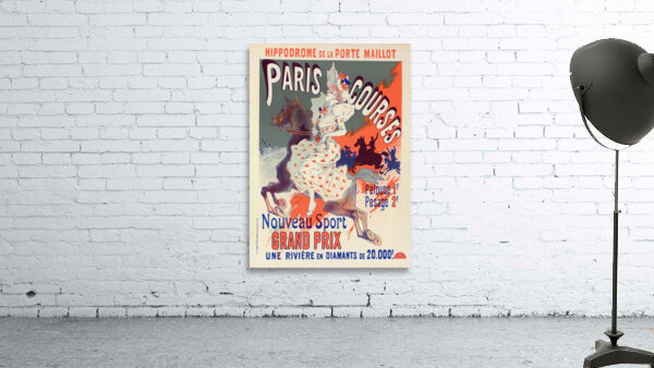 Paris-Courses 1897 Poster by Jules Chéret Wall Preview