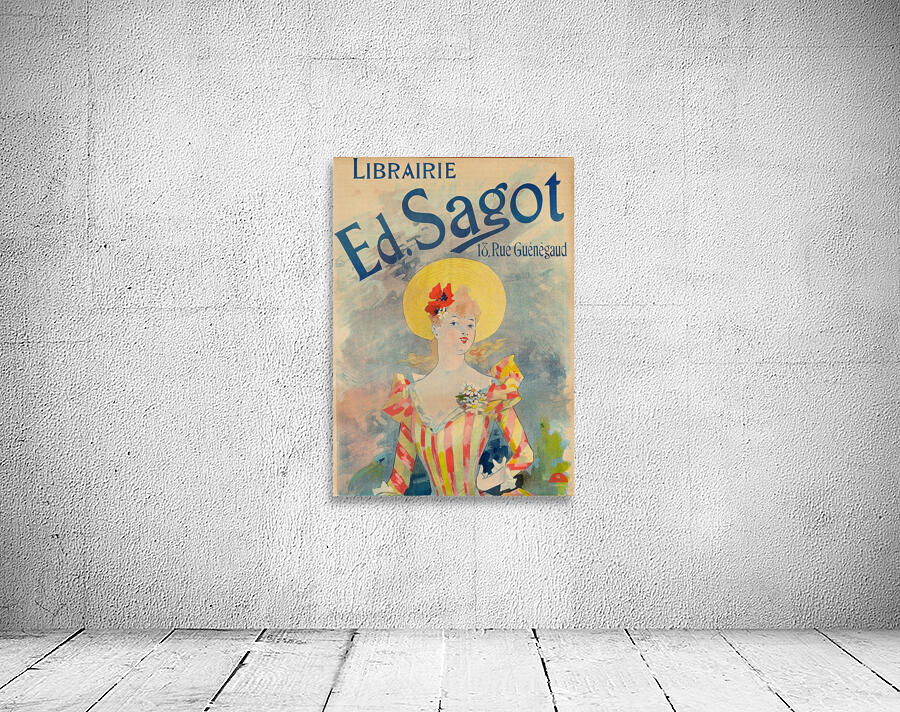 Bookstore Ed. Sagot  Poster by Jules Chéret Wall Preview