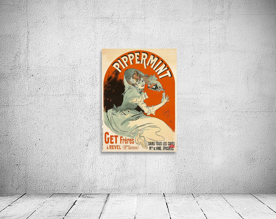 Pipperment 1899 Poster by Jules Chéret Wall Preview