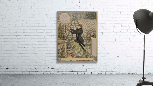 Février 1896-1898 Poster by Eugène Samuel Grasset Wall Preview