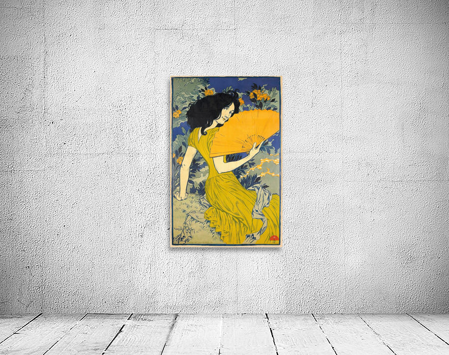 L’Éventail Illustration by Eugène Samuel Grasset Wall Preview