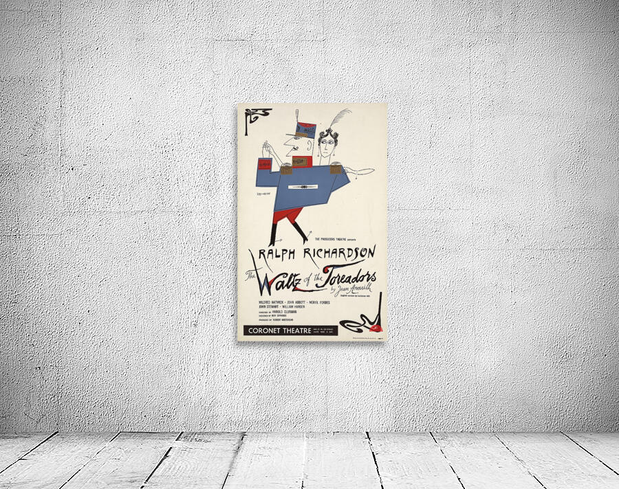 The Waltz of the toreadors 1858 Steinberg Artcraft Lithograph Poster Wall Preview